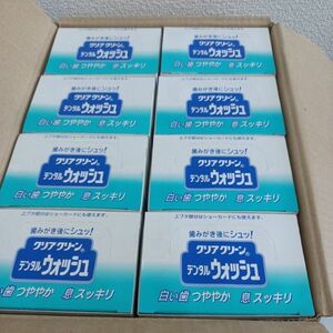 unopened goods clear clean dental woshu1 box 48ps.@ Kao pure mint 824k