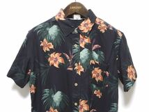 新品 TCSS 18ss SOLSTICE SS SHIRT M size / ティーシーエスエス フラワープリント アロハシャツ PHANTOM メンズ 定価11880円_画像1