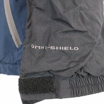 Columbia コロンビア OMNI-SHIELD 中綿 ナイロンジャケット 防寒 登山 キャンプ アウトドア ネイビー (メンズ M) 中古 古着 N5424_画像3