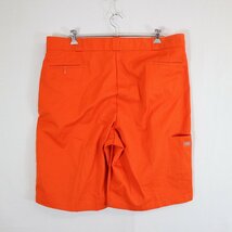 Dickies ディッキーズ ショートパンツ 大きいサイズ ワーク オレンジ (メンズ 44) 中古 古着 N7820_画像2