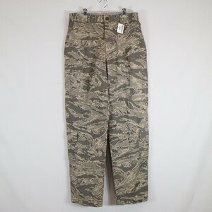 2000 period ~ the US armed forces the truth thing U.S.AIRFORCE field pants military digital Tiger duck pattern olive ( men's 34L) used old clothes N7986