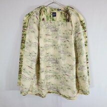 00年代 GAP ギャップ アロハシャツ オープンカラー ボックスシルエット 総柄 マルチカラー (メンズ L) 中古 古着 N8267_画像6