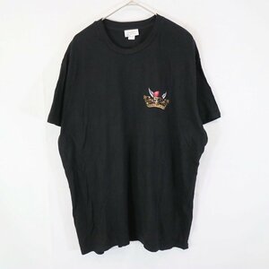 Disney ディズニー パイレーツオブカリビアン ワンポイント 半袖Ｔシャツ ブラック (メンズ XXL) 中古 古着 N8475