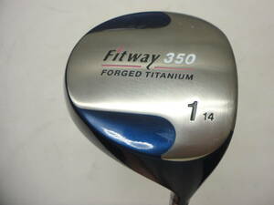 ★即決！★Fitway/フィットウェイ★レディース右打ち用ドライバー/1番ウッド/1W★Fitway 350 FORGED TITANIUM★L★14°★