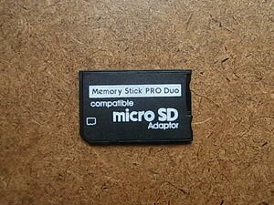 TFカード→メモリースティック PRO Duo 変換アダプタ マイクロSD SDHC SDXCカード対応　送料200円