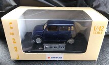 1/42　スズキ ラパン　非売品ミニカー　SUZUKI　LAPIN　キャッツアイブルーメタリック_画像1