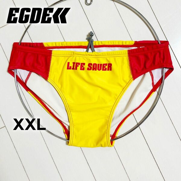 EGDE LIFE SAVER 競パン 水着 ポロパン XXL / AQUX GX3 ASICS ARENA GMW PPG 