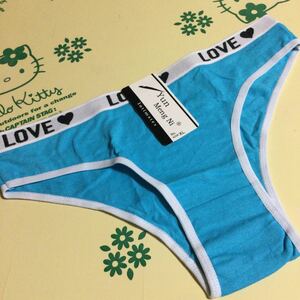 LOVE blue shorts XL size new goods 