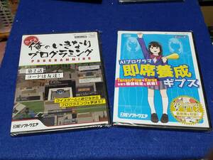 日経ソフトウェア　付録のみ 2018年5月 2018年1月 AIプログラマー即席養成ギプス　俺のいきなりプログラミング 2枚まとめて 未使用未開封