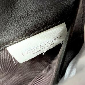 ボッテガヴェネタ BOTTEGA VENETA 二つ折り長財布 イントレチャート マルチカラー レア 希少の画像8