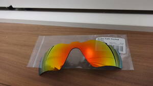 ★オークリー レーダーパス用 カスタム偏光レンズ　Radar Path RED Color VENTED Polarized