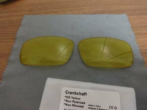 OAKLEY★ CRANKSHAFT クランクシャフト用 カスタム レンズ HD YELLOW Color Polarized 新品 オークリー