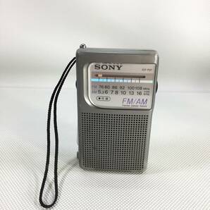 S2198○SONY ソニー FM/AM ラジオ 2バンド ポータプルラジオ コンパクトラジオ 携帯ラジオ ICF-P21 訳アリの画像1