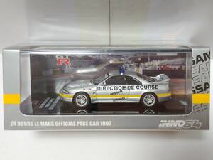 イノモデル 1/64 日産 スカイライン GT-R R33 ル・マン 24 時間レース オフィシャル セーフティーカー 1997