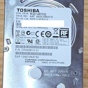 東芝 MQ01ABF032 320GB SATA