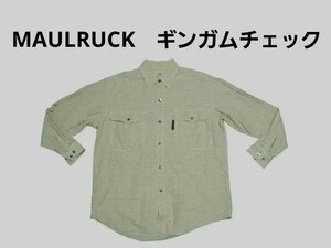 モールラック　MAULRUCK　ギンガムチェック　長袖シャツ　2(Mサイズ)