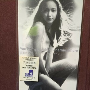 ★５★　安室奈美恵　のシングルCD「You‘re my　sunshine」タイアップシール有り。