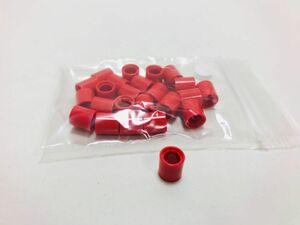 【新品未使用】レゴ　LEGO　テクニック　ピン　コネクター　ラウンド　1L レッド　赤　24個