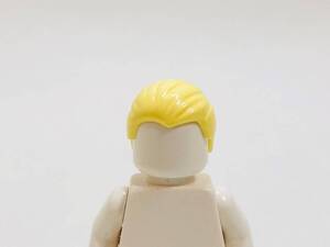 【新品未使用】レゴ　LEGO　ミニフィグ　ヘアー　ヘア　19 オールバック　ブライトライトイエロー