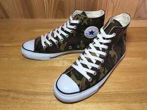 ★CONVERSE コンバース ALL STAR オールスター HI 迷彩 カモフラ 7.5インチ 26.0cm 美品 Used 検 スケートボーディング チャック テイラー