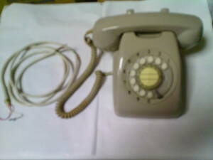  retro dial type telephone machine beautiful goods operation not yet verification. store adjustment goods 