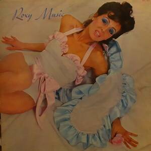 良品 日本盤LP初版！ISLANDピンクリム Roxy Music / ST(1st) 1973年 KING ICL43 Brian Eno ロキシー・ミュージック ブライアン・イーノ