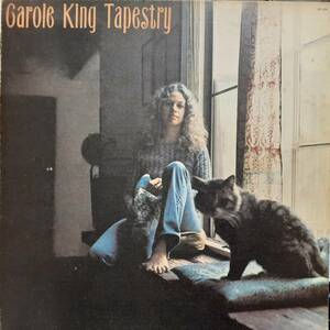 日本ODE盤LP！白銀ラベル テクスチャージャケ！Carole King / Tapestry 1971年 KING GP256 キャロル・キング つづれ織り James Taylor