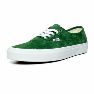 新品 VANS バンズ ヴァンズ US企画 メンズ AUTHENTIC オーセンティック Pig Suede ピッグスエード 緑 グリーン系 スニーカー US8（26cm）