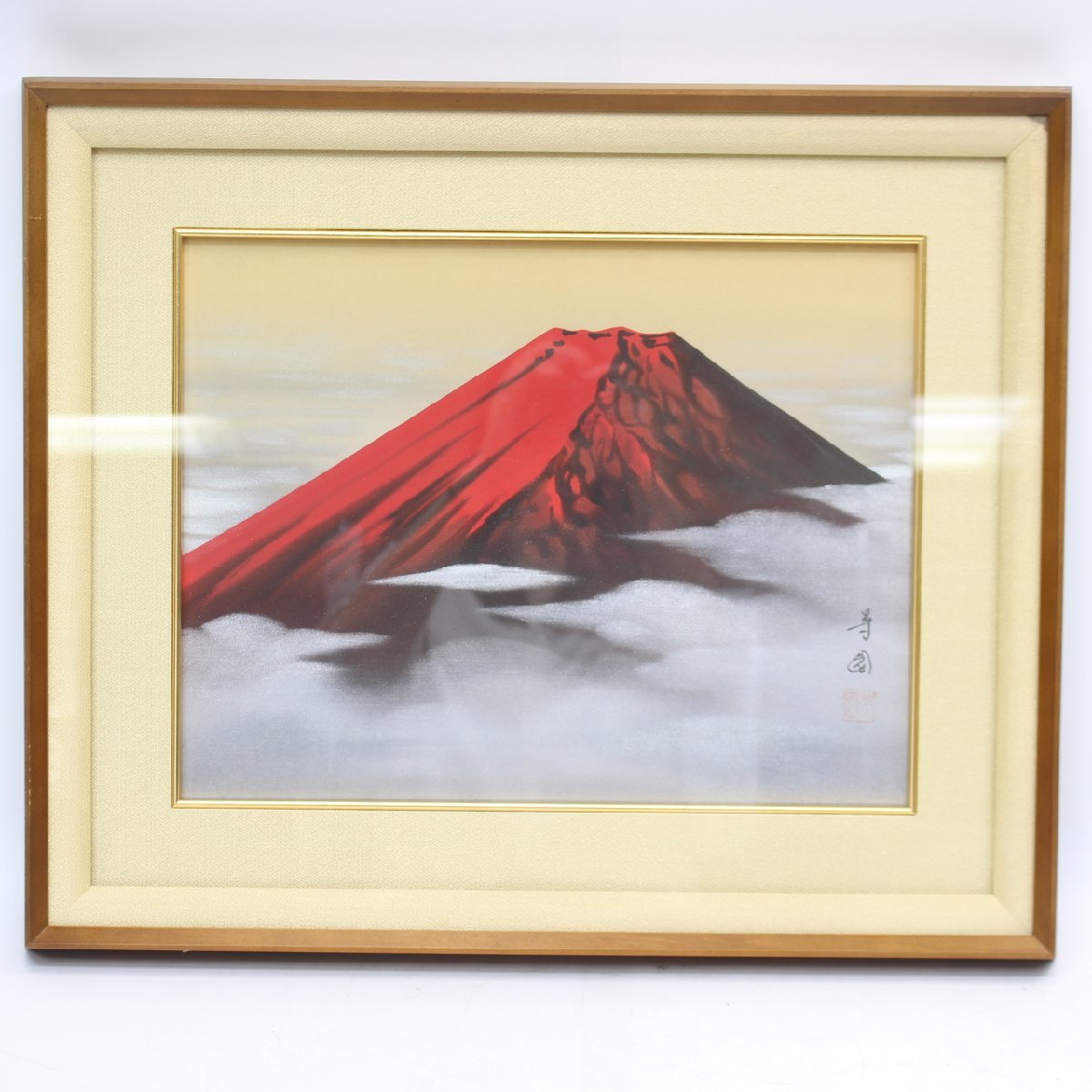 ヤフオク! -「絵画 赤富士」(油彩) (絵画)の落札相場・落札価格