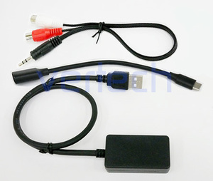 AUX-USBモジュール AUX → USB Audio Adapter USBタイプ 音声外部入力