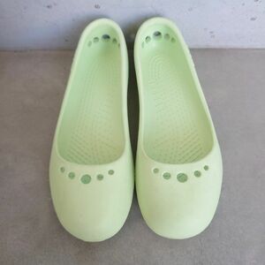 クロックス crocs フラット　サンダル　サイズ4 22.0-22.5cm