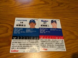 カルビープロ野球チップス2023 加藤選手＆高橋選手