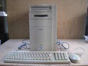 起動難有　Apple Power Macintosh 8100/100AV M1688 PPC 601 80MHz メモリー120MB HDD 1GB キーボード、マウス付属