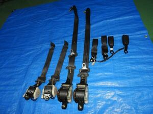 2 EK9 Civic type R latter term original seat belt rom and rear (before and after) for 1 vehicle SRS belt seat catch ASSY TYPE R previous term B16B EK DC2 Integra B18C