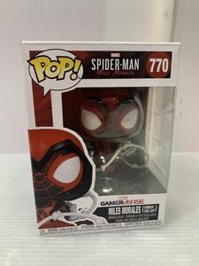 HC803-230824-057【中古】 Funko ファンコ POP! 770 スパイダーマン マイルズ・モラレス　-クリムゾン・カウルスーツ- MARVEL マーベル