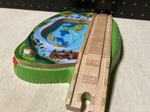 ★レア 廃版コレクション リリィ池の橋 Spin & Swim Lily Pond Bridge きかんしゃトーマス 木製レール　マテル社_画像4