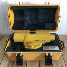 ▼TOPCON AT-F2 オートレベル 測定器 測量機 建設 土木 工事 工具 トプコン ケース付き_画像1