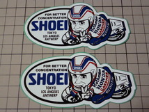 正規品 SHOEI Rothmans HONDA Wayne Gardner ステッカー 2枚 当時物 です(104×50mm) ショウエイ ロスマンズ ホンダ ワイン ガードナー _画像1