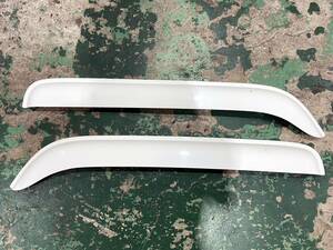  Toyota Dyna XZC605 original door viser white same color painting left right set metal fittings pin lack of Toyoace 