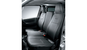MODELLISTA 本革調シートカバー(ブラック) Interior ロングバンDX用 ※リヤ D2714-42730 ハイエース用 トヨタ