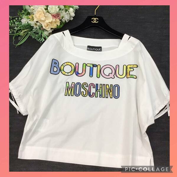 MOSCHINO ブティックモスキーノ　半袖　ブラウス