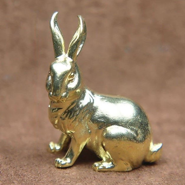 ヤフオク! -「ウサギ 置物」(金属工芸) (工芸品)の落札相場・落札価格