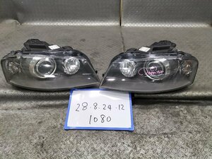 ★ABA-8PBZB　8P　アウディ A3　スポーツバック　平成20年　純正　左右set　HID　ヘッドライト ランプ　光軸ネジOK　8P0941 004AG/003AG★