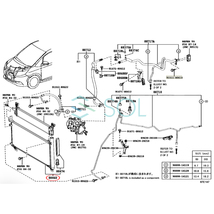 トヨタ ノア ヴォクシー エスクァイア ZWR80G ZWR80W ハイブリッド車 コンデンサー 88460-28660 出荷締切18時_画像4