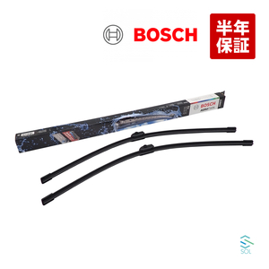 BOSCH エアロツイン フロント ワイパーブレード 左ハンドル用 左右セット 出荷締切18時 フォルクスワーゲン トゥアレグ 7L FSI TDI A034S