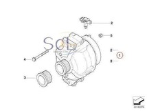 BMW E82 E88 E87 E46 E90 E91 E92 E84 X1 オルタネーター HELLA 116i 118i 120i 318i 320i 18i 12317533270 コア返却不要 出荷締切18時_画像2