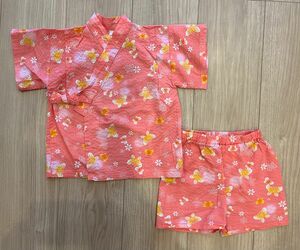 女の子浴衣　80cm 子供用浴衣　甚平