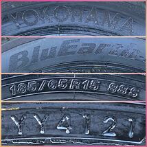 ヨコハマ　ブルーアースES.185/65R15.9分割山。21年製．4本セット．_画像10