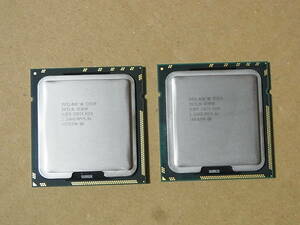 ◆2個セット◆Intel Xeon E5520 SLBFD 2.26GHz/8M/5.86 Nehalem-EP LGA1366 4コア 8スレッド (Ci0691)