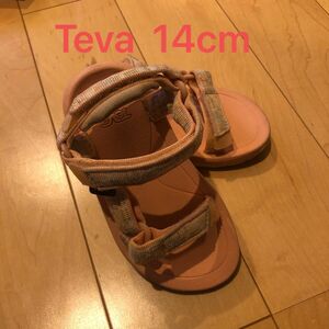 Teva テバ ハリケーン XLT2 ストラップサンダル 14cm ピンク